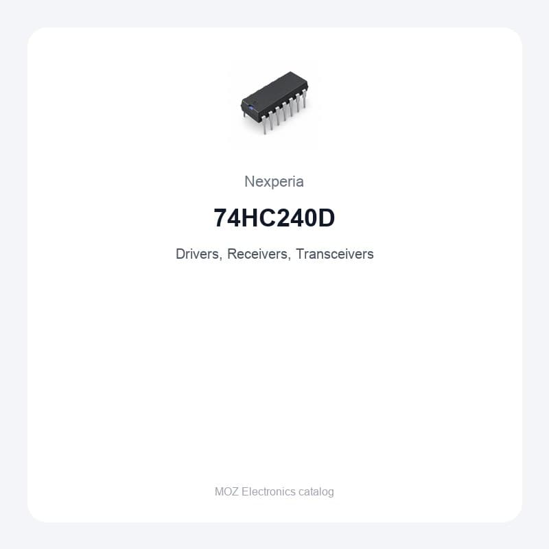 74HC240D — Nexperia — Drivers, Receivers, Transceivers — product image