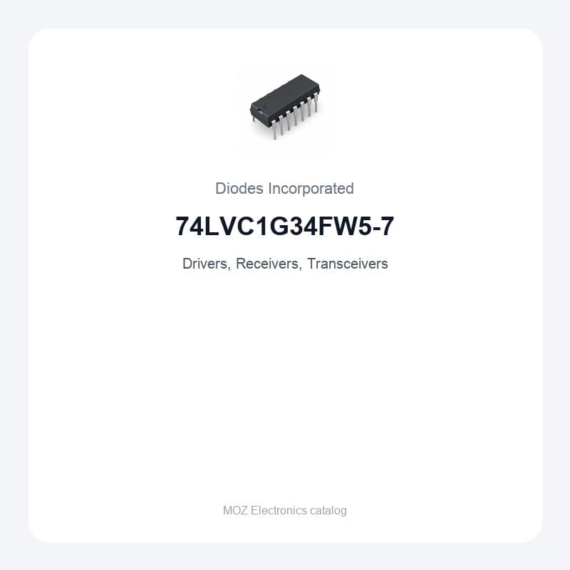 74LVC1G34FW5-7 — Diodes Incorporated — Drivers, Receivers, Transceivers — product image