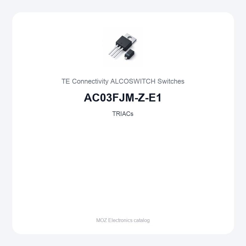 AC03FJM-Z-E1 — TE Connectivity ALCOSWITCH Switches — TRIACs — product image