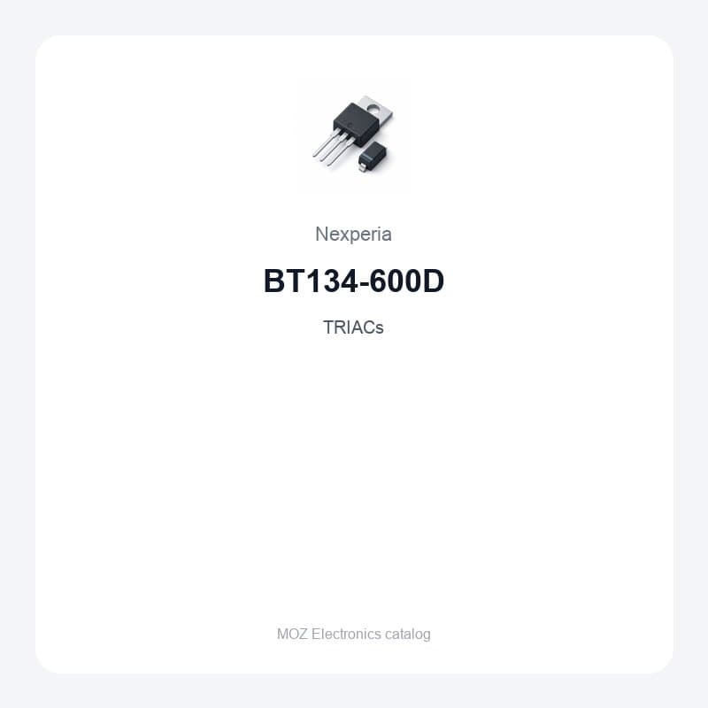 BT134-600D — Nexperia — TRIACs — product image
