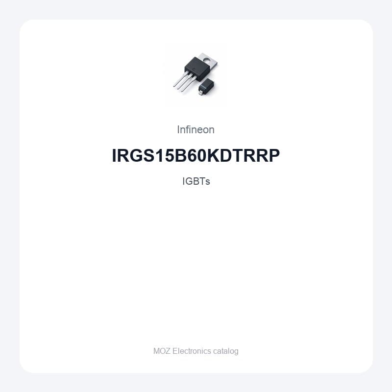 IRGS15B60KDTRRP — Infineon — IGBTs — product image