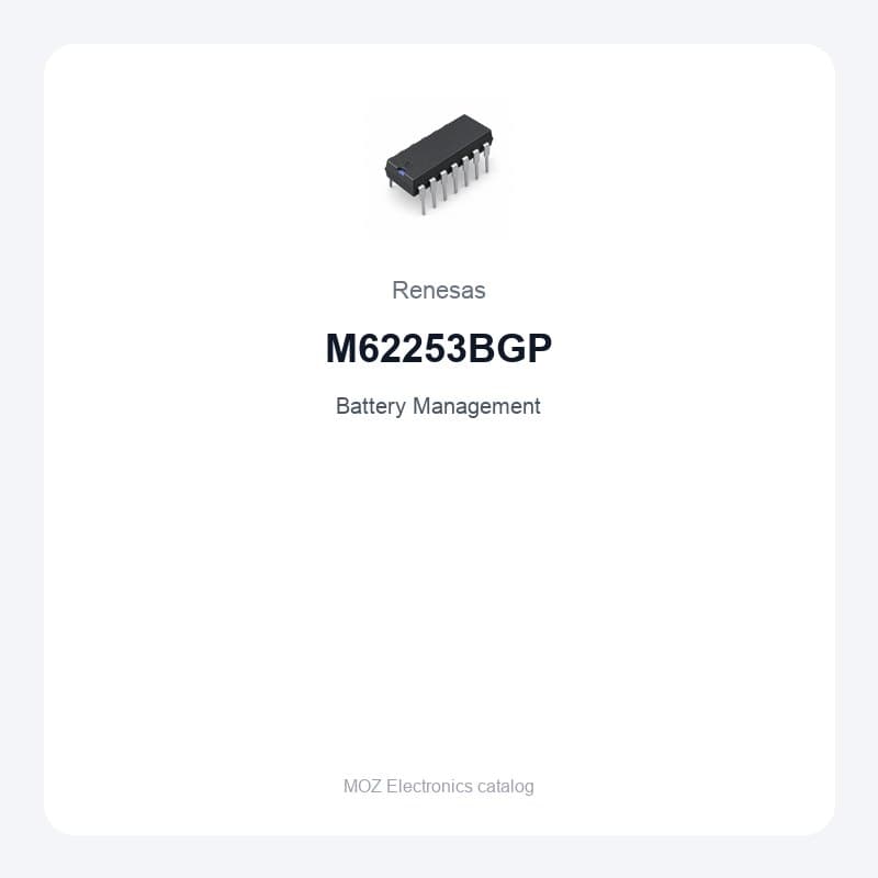 M62253BGP — Renesas — Battery Management — product image