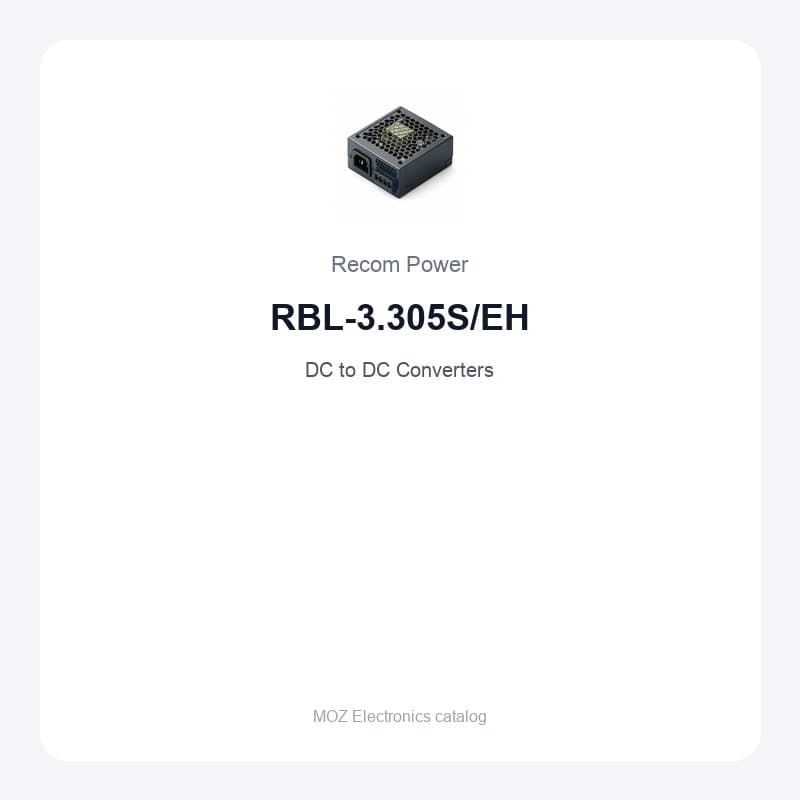 RBL-3.305S/EH — Recom Power — DC to DC Converters — product image