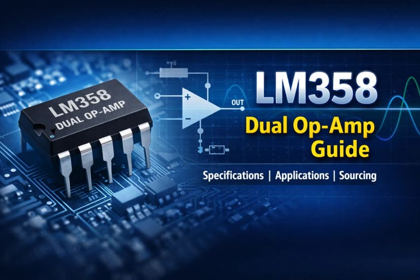 LM358 Dual Operational Amplifier: Datasheet, Pinout, Applications, and Buying Guide