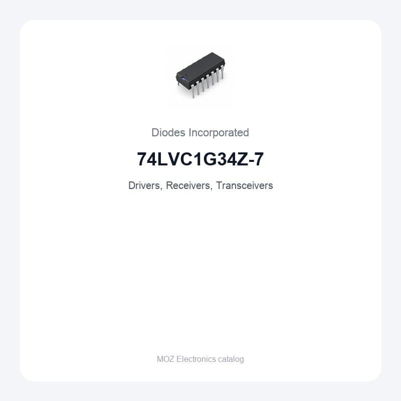 74LVC1G34Z-7 — Diodes Incorporated — Drivers, Receivers, Transceivers — product image
